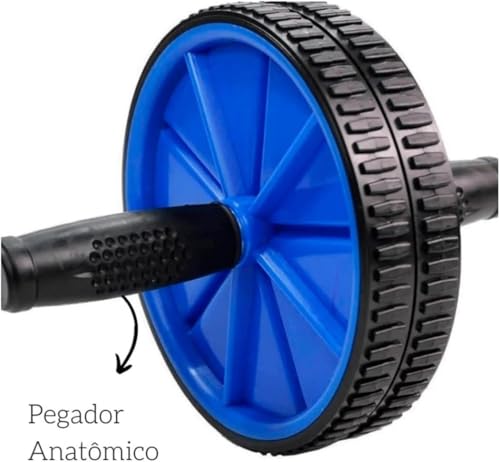 Roda Dupla de Exercícios Abdominais Academia Treino Funcional Aparelho Fitness Malhar Em Casa Abdomi