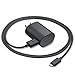Nokia Lumia Travel Charger with Detachable Micro USB Charging Data Sync Cable for Compatible with Nokia Lumia Icon (Bulk Packaging)
