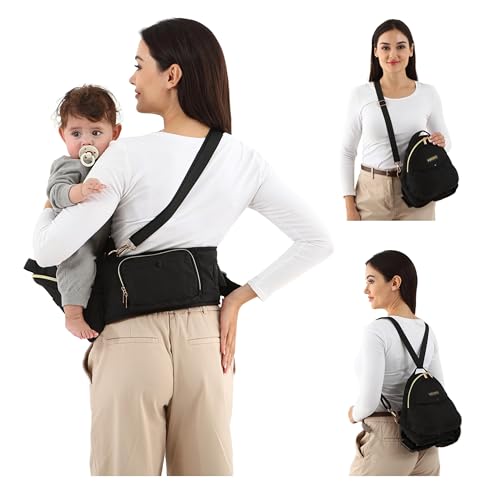 VIFOYO Baby Hip Seat Carrier with Lumbar Support, Baby Holder ...