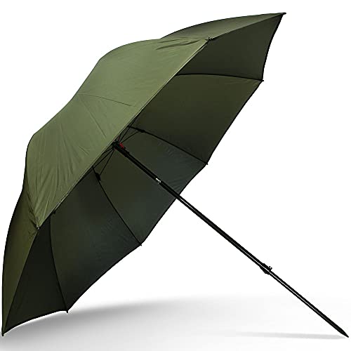 DNA Leisure NGT 45' Brolly Umbrella Green with Tilt Function Waterproof Carp Fishing