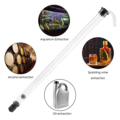 Miniatura 6 de Soonhua Tubo De Sifón De Preparación Bastón De Extracción De Sifón Automático Para Cerveza Cubo De Vino Botella De Carboy Con Tubo Manguera De Plástico Equipo De Fabricación De Cerveza De