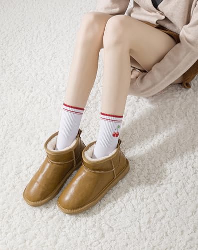 Image of Yawlsow Pilates Grip Socks for Women Yoga Grippy Socks Cute Barre Non Skid Athletic Crew Sticky Sock Workout Hospital