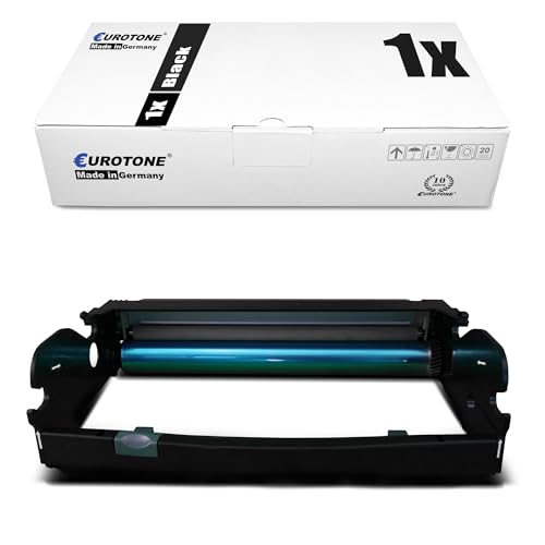 Eurotone XXL Premium Cartridge + Trommel für Lexmark E260D / E360DN / E460DN ersetzt E260A11E 6.000 Seiten Version und E260X22G Cartridge + Drum Original (ISO-Norm 19798)