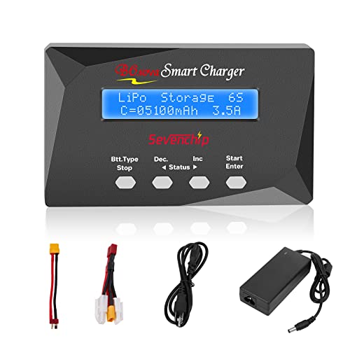 Sevenchip B6 Balance Charger Rc Lipo Battery Charger Discharger With Power Supply For 1S-6S Lipo Lilon Life Nicd Nimh Pb Rc Battery Charger #TOP1