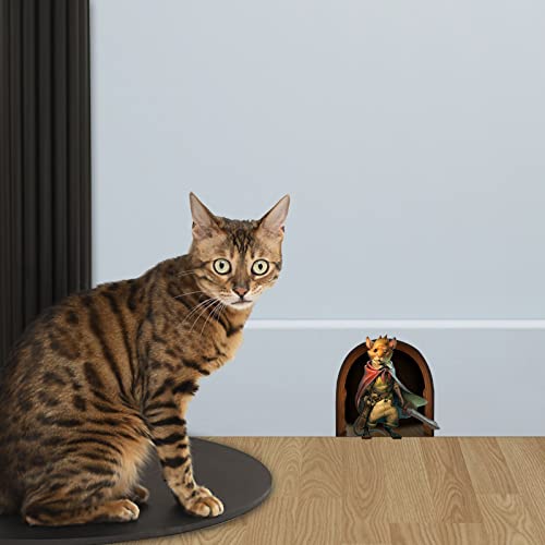 3D Mouse Hole Wall Decals Peel And Stick, Realistic Vinyl Mouse Hole Wall Stickers Removable, Cute Mice Wall Decals Sticker Decor For Kids Room Bedroom House Nursery Classroom Office Kitchen Door #TOP3