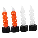 Lampe à bougie halloween : convient pour halloween, bar, fête, etc, lampe accessoire d'halloween