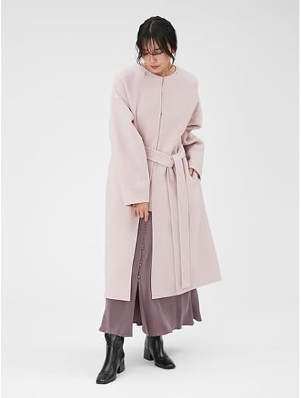 近年モデル フレイアイディー 23AW カシミヤ混BALLIリバーコート 0