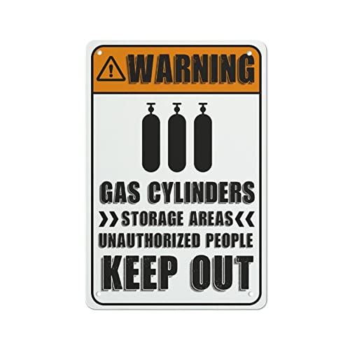 �x���K�X�{���x �ۊǏꏊ �����̐l�X Keep Out �T�C�� 20.3 cmx30.5 cm �A���~�j�E�� �u���L�Ŕ� ���t���ȒP ���O ���ӃT�C�� ���^�� �����܂��͉��O�p �Q���̃h�A�p �č���