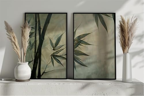 Affiches Zen Spa de bambou vert sauge pour embellir votre salon