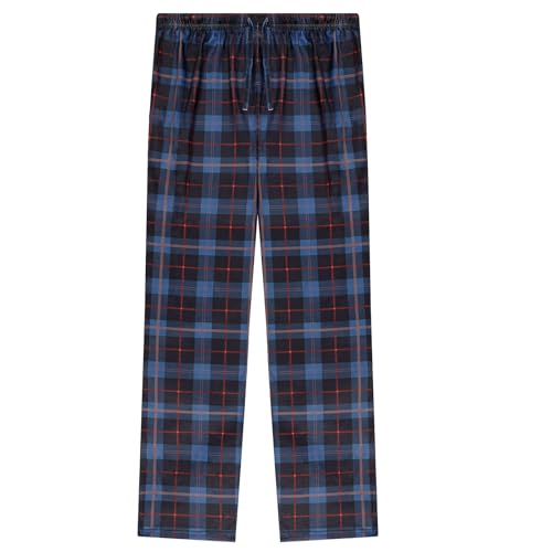 AUYAO Pijama para Hombre con Bolsillos - Pantalones Largos de Descanso para Otoño e Invierno - imagen 9