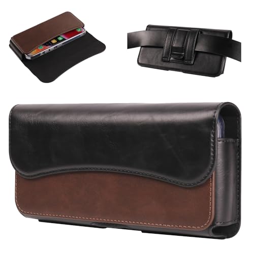 Étui de téléphone en cuir clip ceinture pochette iPhone 15 14 Plus Pro Max
