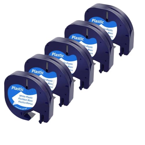 10pk 12mm LTxe[v[91201 12267[x[J[LT-100H LT-10T QX50 2000^CvC^[ƌ݊(5PK Plastic White)