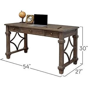 Martin Furniture Writing Desk Weathered Dove