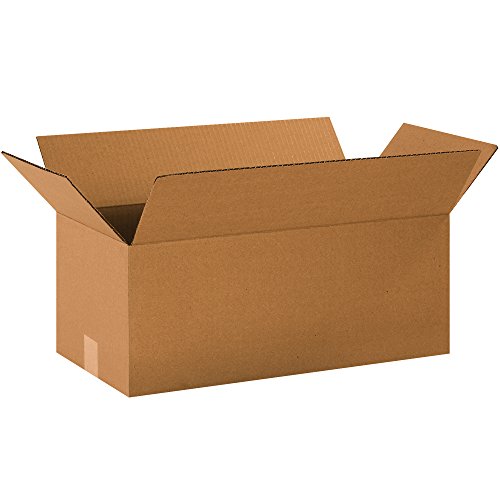Image of BOX USA Shipping Boxes 20 inchL x 10 inchW x 8 inchH 20-Pack Long Corrugated Boxes for Moving, Shipping, Mailing, Packing, Packaging and Storage