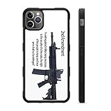 407Case Fits iPhone 13 Pro Max 6.7' 2nd Amendment AR 15 Gun Rights Hyper Shock Protective TPU Rubber...