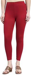 GO COLORS Women Soft Cotton Stretch Cropped Leggings Price In India