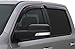 Auto Ventshade [AVS] Outside Mount Rain Guards For 2004 - 2015 Nissan Titan, CREW CAB ONLY | Window Vent Visors, 4 pcs. - Smoke | 94858