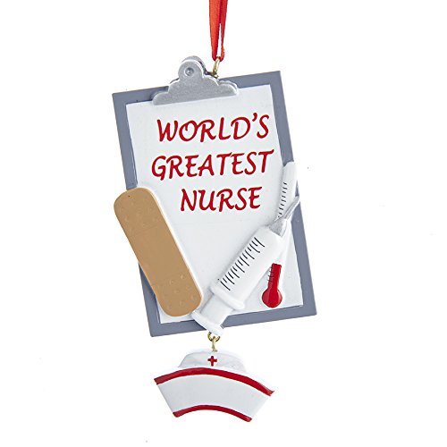 World's Greatest Nurse Christmas Ornament