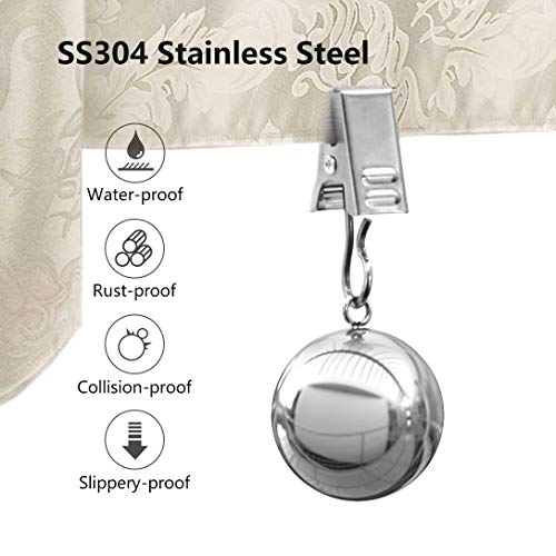 Tablecloth Weights, 10Oz Heavy Premium Tablecloth Clips Added Weights (4 Pack) #TOP1