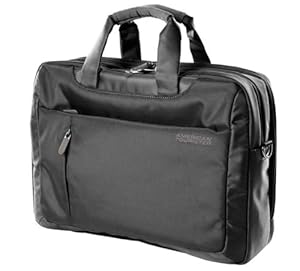American Tourister 13 Lts Activair 3 Way Polyester Laptop Bag (Black) (56T (0) 29 008)