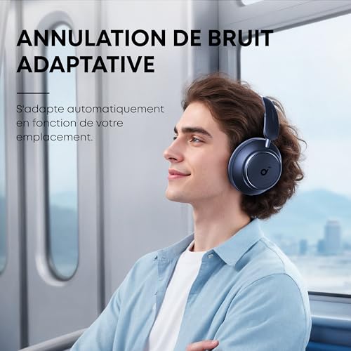 Soundcore par Anker Space Q45, Casque à réduction Active du Bruit