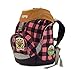 ERGOBAG Above & Bearyond Schulranzen-Set, 40 cm, 19 L, Black Rose Checks