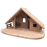 MODERN dieser gradlinige Holzstall besticht durch seine schlichte Eleganz und der sehr stabilen Bauweise