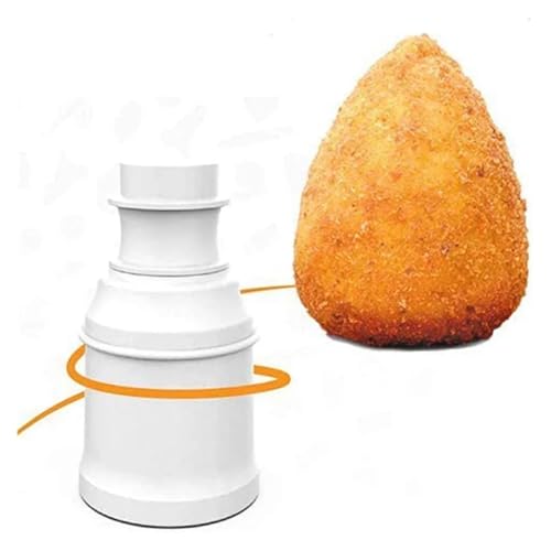 BVMKNI Arancini Maker Sushi Tool Fai da Te Fatto a Mano Bento Rice Ball Stampo in plastica Cibo Italiano Fatto in casa Stampo for polpette Accessori da Cucina(Pointed)