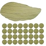 Décoration de table unique : sublimez vos repas avec ces feuilles décoratives qui rehaussent la présentation de vos assiettes à sushis et créent un décor mémorable pour les occasions spéciales. feuilles rondes de 16 cm, revêtement alimentaire naturel