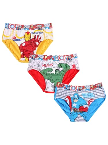Image of BODYCARE Kids Boys Brief Printed Brief Underwear 100% Cotton | Soft Comfortable | Skin Friendly | Innerwear Pack Of 3-Assorted (Color & Print May Vary)
