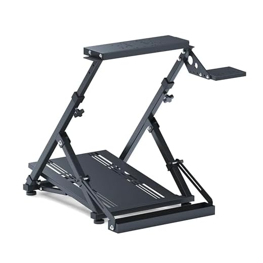 GT Omega Lenkradständer PRO für Logitech G923 G29 G920 mit Schalt anbringen V1 und V2, Thrustmaster T500 T300 TX und TH8A - PS4 Xbox Fanatec - Neigungsverstellbares Design für ultimatives Sim Racing