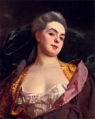 Gustave Jean Jacquet portrait de dame abstrait tableau pour chambre moderne