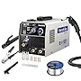 Harukiku135A Poste a Souder Fil Fourré Sans Gaz, Poste à Souder 3 en 1 (Flux MIG/ARC, MMA/Lift TIG), avec Avance Synchro du Fil & Poste à Souder Inverter IGBT Compact, pour DIY Maison & Professionnels