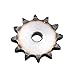08B 10T-45T Pitch 12.7mm A3 Steel 7mm Thick Flat Sprocket Industrial Drive Chainwheel Surface Hardened(08B 23 Teeth)