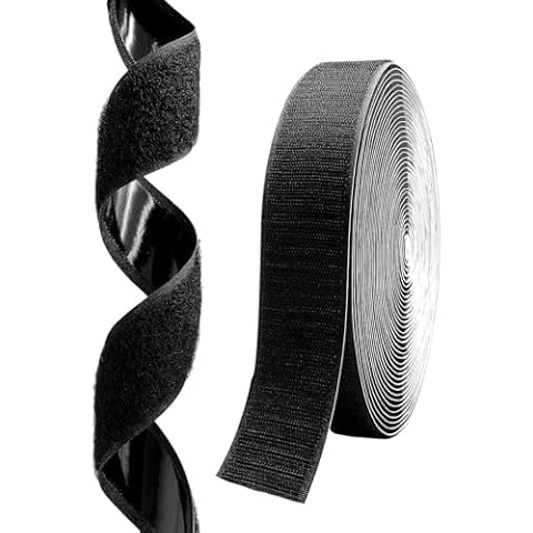 WochiTV Hook Loop Strips with Adhesive for Thermal Door Curtain Cover