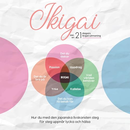 Ikigai - Hur du med den japanska livskonsten steg f&ouml;r steg uppn&aring;r lycka och h&auml;lsa Audiobook By Aoi Nakamura c