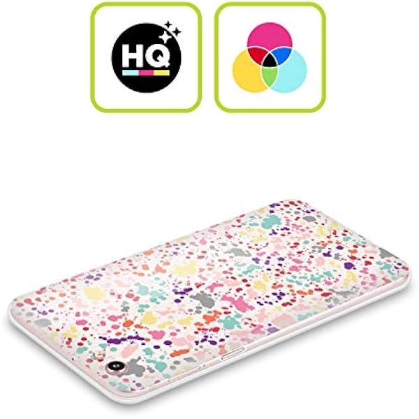 Чехол Head Case Designs официально лицензированный Ninola Coloured Splash Drops Designs Soft Gel Case Case Совместим с Oppo Reno10 Pro