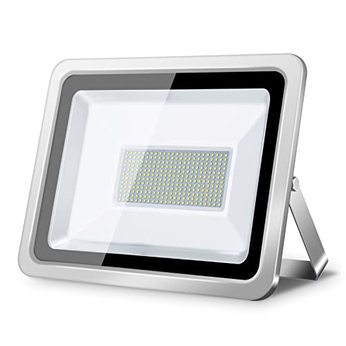 300W Foco LED Exterior,30000LM Super Brillante Proyector LED Exterior,Luces LED Exterior Blanco Frío 6500K,Luz de Seguridad Impermeable IP65,Focos LED Exterior para Jardín,Patio,Parque, Garaje,1 pack Cover