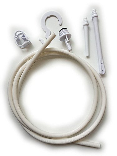 Ocamo – Kit de sistema de espuma vinílica Enema com garrafa de água quente de borracha, Vermelho