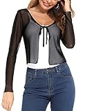 Ocasiones: Los boleros de gasa para mujer son perfectos para la playa, diario, trabajo, fiesta, escuela, fiestas, protector solar, viajes, etc. Capas finas casuales para primavera, verano y otoño.