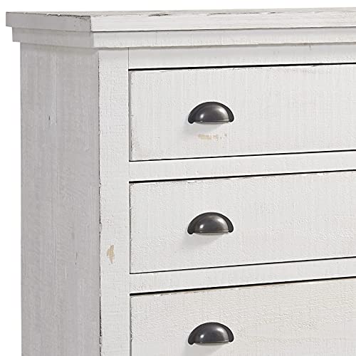 Progressive Furniture Willow Chest In Distressed, White #TOP3