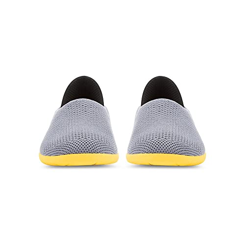 Mahabis Breathe Summer Slippers And Lightweight Breathable House Shoes Larvik Light Grey/Skane Yellow 45 (Us Men's 11-11.5) Medium #TOP2