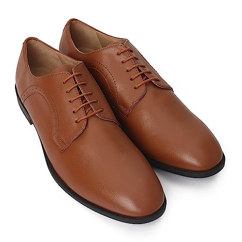 Image of Formal Oxford Shoes for Men Leather Office Dress Uniform Derby Shoes for Men