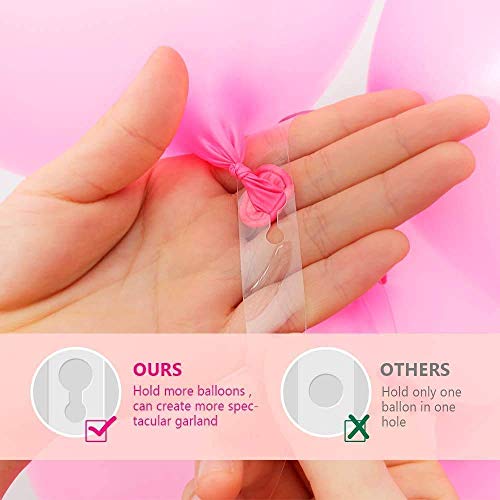 Image of GrandShop Pearl Latex Balloon Arch Decoration Kit (Rose Gold, White) -112 Pieces