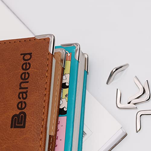 60 Pcs Photo Corners Vintage Metal Book Corners Protector Photo Mounting Corners For Scrapbooking Stickers Album Corners Silver #TOP5