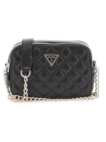 Sac camera Adelasia noir GUESS avec bandoulière confort réglable