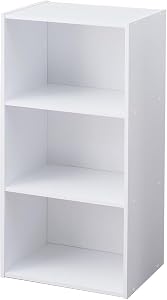 カラーボックス 3段 ホワイト 幅41.5×奥行29×高さ88cm