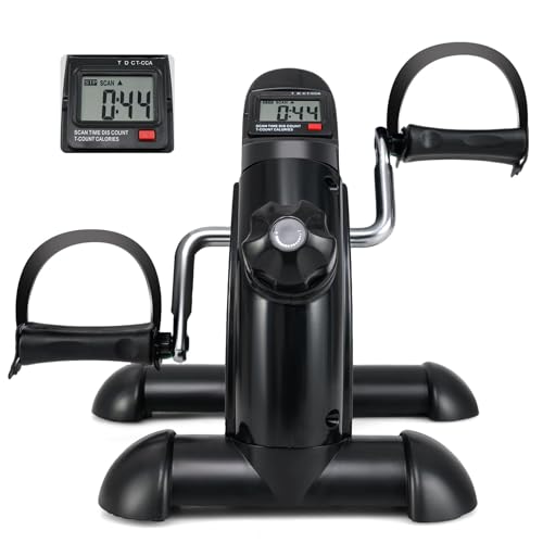 FANTASK Mini Fitnessbike Heimtrainer, Arm und Beintrainer mit verstellbarem...