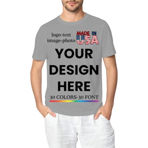 Custom T-Shirts for Men Women - Design Your Copy Gift Gold Xx-Large