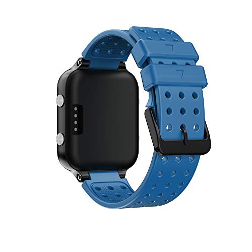 KINOEHOO Correas para relojes Compatible con Garmin Approach S20/Forerunner 220 230 235 630 620 735 Pulseras de repuesto.Correas para relojesde siliCompatible cona.